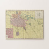 kaart van Indianapolis Indiana (1903) Legpuzzel (Horizontaal)