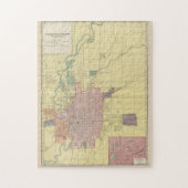  kaart van Indianapolis Indiana (1903) Legpuzzel (Verticaal)