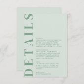 Kaart van Indiase huidskleur (Voorkant / Achterkant)