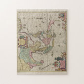  kaart van Indonesië (1665) Legpuzzel (Verticaal)