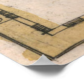 kaart van Indonesië en de Filipijnen Poster (Hoek)