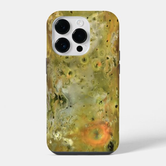 Kaart van Io iPhone Hoesje (Achterkant)
