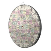 kaart van Iowa (1855) Dartbord (Voorkant Rechts)