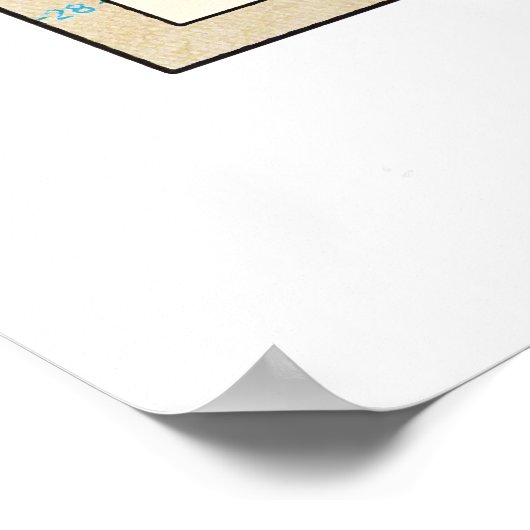 Kaart van Irak (1999) Poster (Hoek)