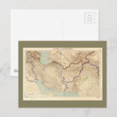 Kaart van Iran en Afghanistan (1941) (Voorkant / Achterkant)