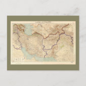 Kaart van Iran en Afghanistan (1941) (Voorkant)