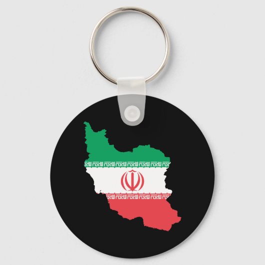 Kaart van Iran Sleutelhanger (Voorkant)