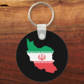 Kaart van Iran Sleutelhanger (Voorkant)