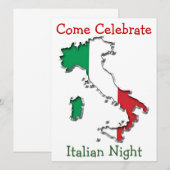 Kaart van Italië (Voorkant / Achterkant)