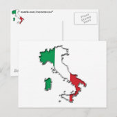 Kaart van Italië (Voorkant / Achterkant)