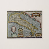  kaart van Italië (1584) Legpuzzel (Horizontaal)