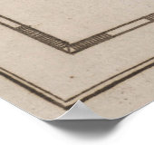  kaart van Italië (1681) Poster (Hoek)