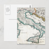  kaart van Italië (1706) (Voorkant / Achterkant)