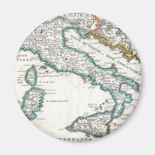 kaart van Italië (1706) Magneet