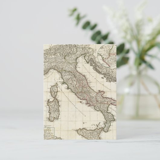  kaart van Italië (1764) (Staand voorkant)