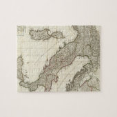  kaart van Italië (1764) Legpuzzel (Horizontaal)