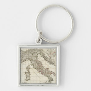 kaart van Italië (1764) Sleutelhanger