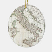  kaart van Italië (1770) Keramisch Ornament (Links)