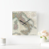  kaart van Italië (1799) Vierkante Klok (Huis)