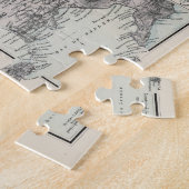 kaart van Italië (1878) Legpuzzel (Zijkant)