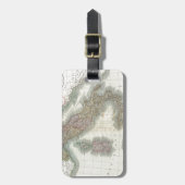  kaart van Italië Bagagelabel (Voorkant verticaal)