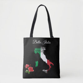 *~* Kaart van Italië Bella Italia Italiaans Tote Bag