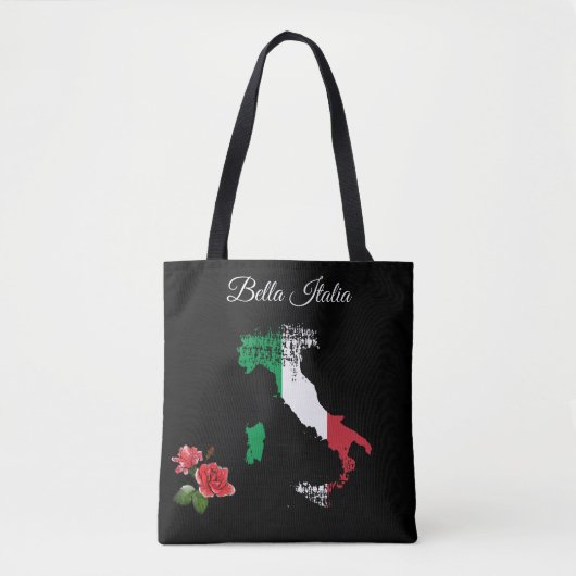 *~* Kaart van Italië Bella Italia Italiaans Tote Bag (Voorkant)