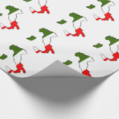 Kaart van Italië Cadeaupapier (Hoek)