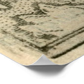  kaart van Italië en Griekenland (1587) Poster (Hoek)