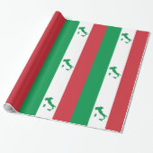 Kaart van Italië - Italiaanse vlag Cadeaupapier (Uitgerold)