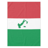 Kaart van Italië - Italiaanse vlag Tafelkleed (Voorkant)