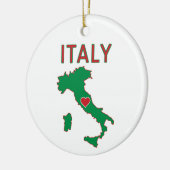 Kaart van Italië Keramisch Ornament (Links)