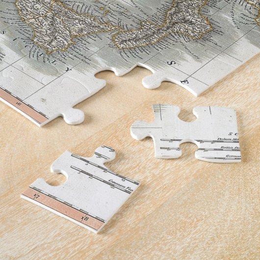 kaart van Italië Legpuzzel (Zijkant)