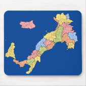 Kaart van Italië * Mapa de Italia Muismat (Voorkant)