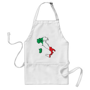 kaart van Italië Standaard Schort