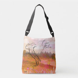 *~* Kaart van Italië Toscane Kunstlandschap Ciao I Crossbody Tas