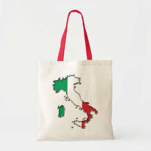 Kaart van Italië Tote Bag