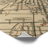  kaart van Jacksonville Florida (1917) Poster (Hoek)