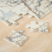 kaart van Jacksonville Florida (1918) Legpuzzel (Zijkant)