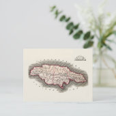  kaart van Jamaica (Staand voorkant)