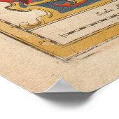 kaart van Jamaica (1672) Poster (Hoek)