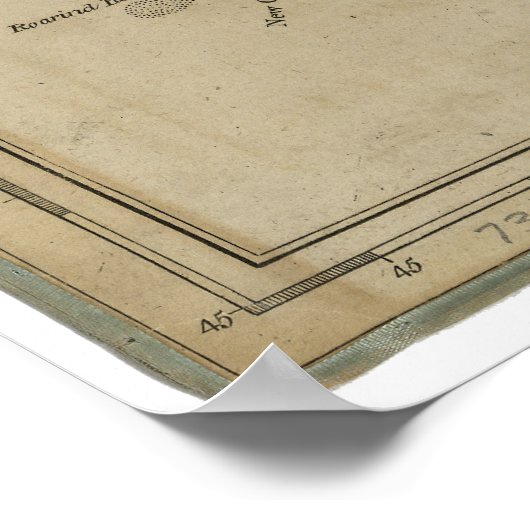 Kaart van Jamaica (1775) Poster (Hoek)