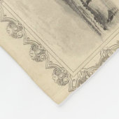 kaart van Jamaica (1851) Fleece Deken (Hoek)