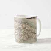  kaart van Jamaica (1851) Koffiemok (Voorkant rechts)