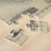  kaart van Jamaica (1851) Legpuzzel (Zijkant)