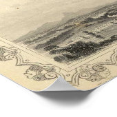  kaart van Jamaica (1851) Poster (Hoek)