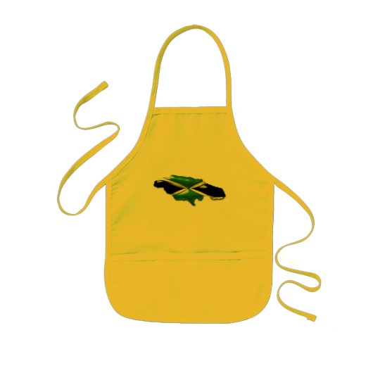 Kaart van Jamaica Apron Kinder Schort (Voorkant)
