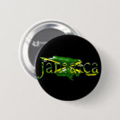 Kaart van Jamaica-Button Ronde Button 5,7 Cm (Voorkant /achterkant)