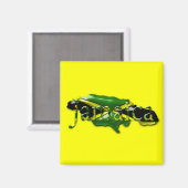 Kaart van Jamaica Magnet (Voorkant / Achterkant)