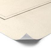 Kaart van Jamaica Poster (Hoek)